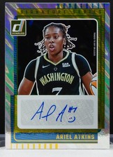 Ariel Atkins Auto - 2025 Donruss WNBA - Signature Series Holo Laser #SS-AA - Sky