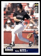 Kevin Ritz 1997 Collector's Choice #97 Rockies MLB READ FREE SHIP AutographDen