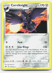 Corviknight 135/202 Sword & Shield Base Set Rare