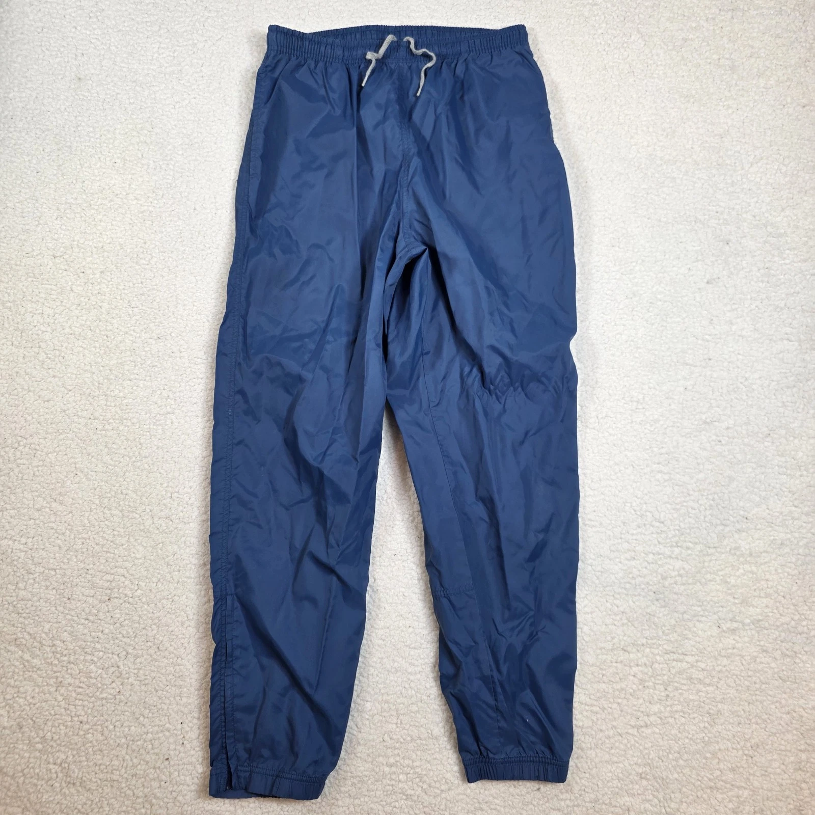 Vintage 90's Nike Black Tag Baggy Windbreaker Jogger Pants Youth Large 12-14