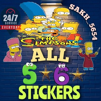 Alle 5&6  Mono_Poly_Go Aufkleber hier erhältlich :- Das Simpsons Go Album :-