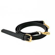 Wide Shoulder Strap Black - Cotton Raffia