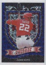 2021 Panini Chronicles Crusade Blue Velocity Prizm Juan Soto #18 0e3x