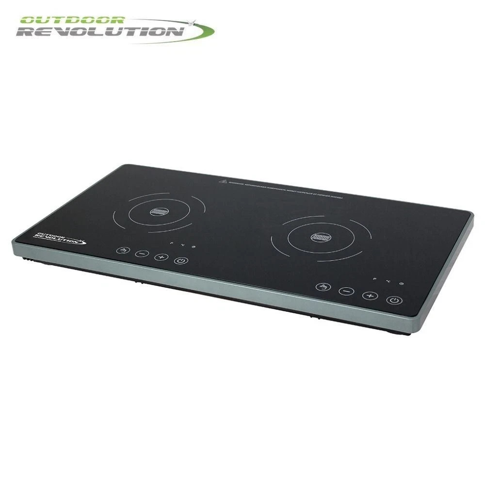 Outdoor Revolution Low Wattage Double Induction Hob Camping Outdoors Tent Home