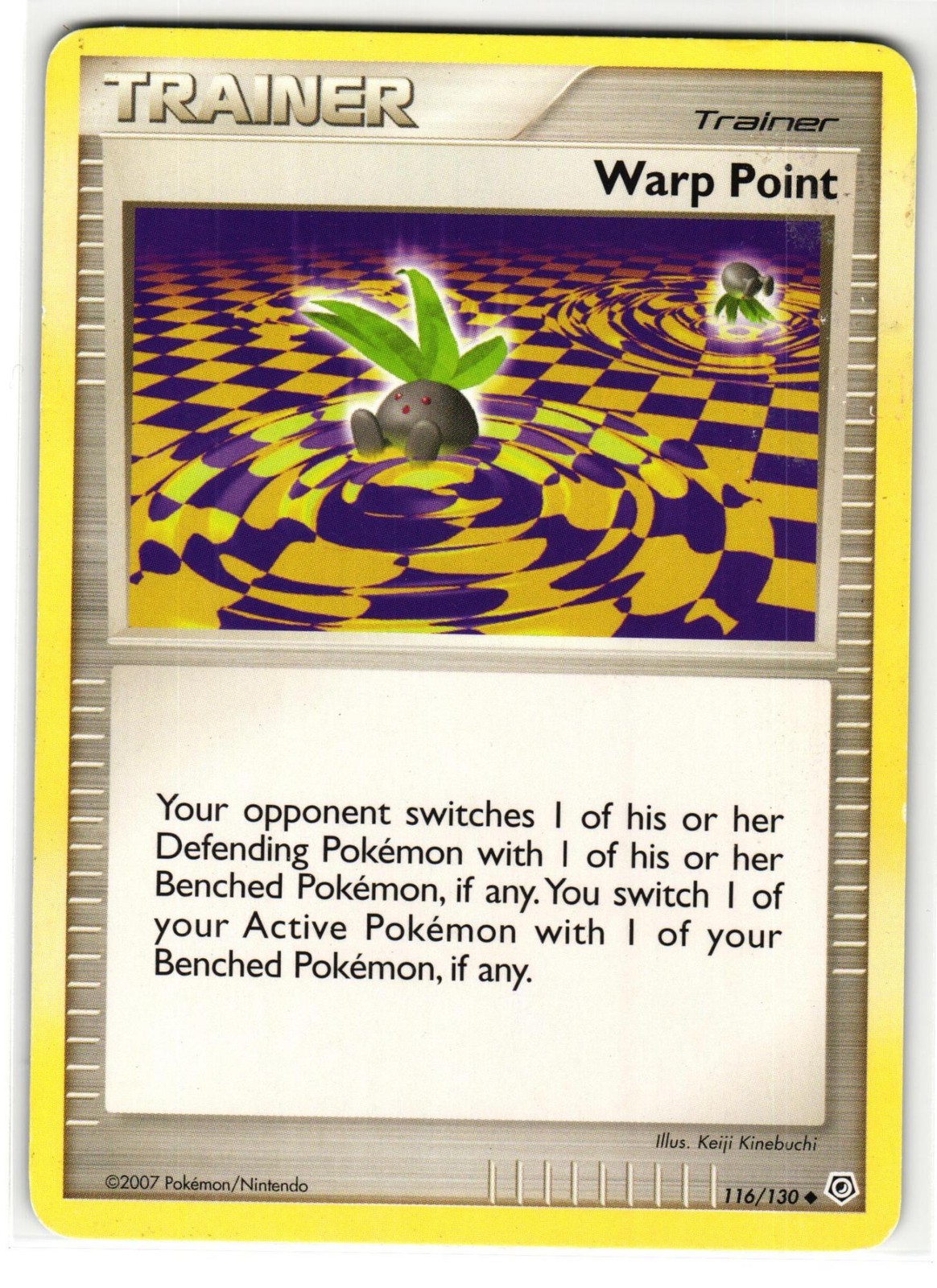 WARP POINT 116/130 DIAMOND & PEARL ENGLISH POKEMON TCG