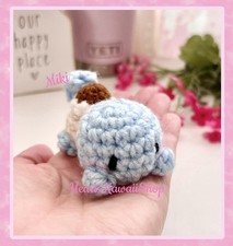 MADE 2 ORDER: Tiny Squirtle Crochet Pokemon Amigurumi Stuffed Animal Toy