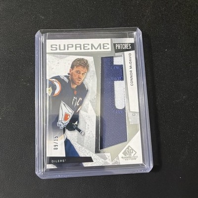 2023-24 Upper Deck SP Game Used - Supreme Patches Connor McDavid   /15 (MEM)