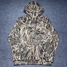 Vintage Realtree Camo Polyester Pullover Hoodie Outdoors Hunting Large Men  s