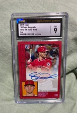 2019 Topps Taylor Ward Rookie RED 1984 On Card Auto /25 🔥 CSG 9 Mint SP