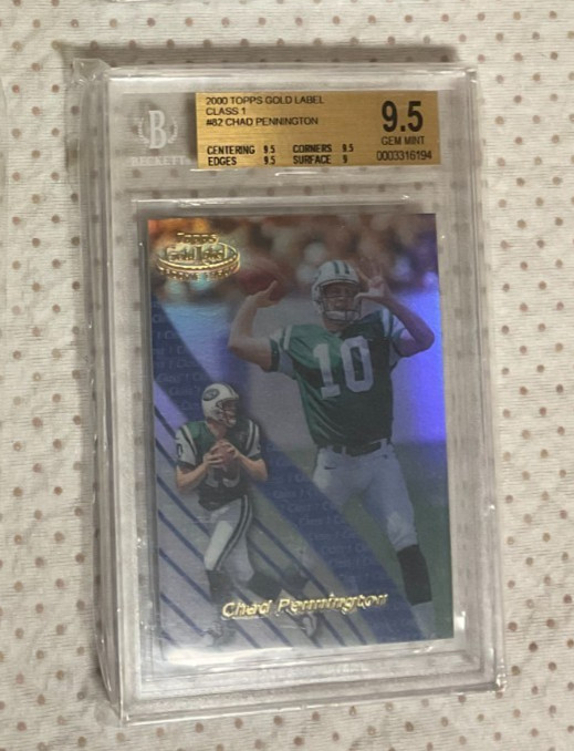 Chad Pennington Topps Gold Label Class 1 #82 Base