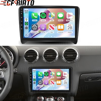 7' Carplay Autoradio 2+64GB Android 15 RDS FM GPS Nav Für Audi TT MK2 8J 2006-14