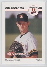 1992 SkyBox Pre-Rookie Phoenix Firebirds Card Supply Paul McClellan #388 0q3. rookie card picture