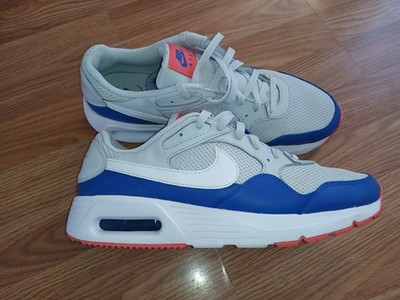 Nike Air Max SC Pure Platinum Racer Blue Mens Size 11.5 CW4555004 Great Conditio