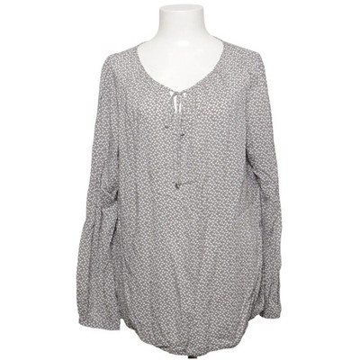 s.Oliver Premium, Bluse, Größe: 46/48, Grau/Weiß, Print, Damen #fss