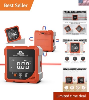 Revolutionary Digital Angle Finder with Laser & 4-Sided Magnet for Precision