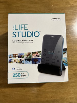 Hitachi LifeStudio Mobile 250GB Portable External Hard Drive USB