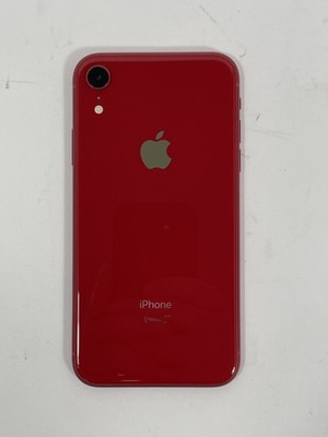 OEM Apple iPhone XR A1984 Rear Cover Housing Glass w/ Smallparts+Battery - Red