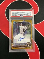 2025 Bowman Chrome Jesus Made Auto Gold /50 Gem Mt 10