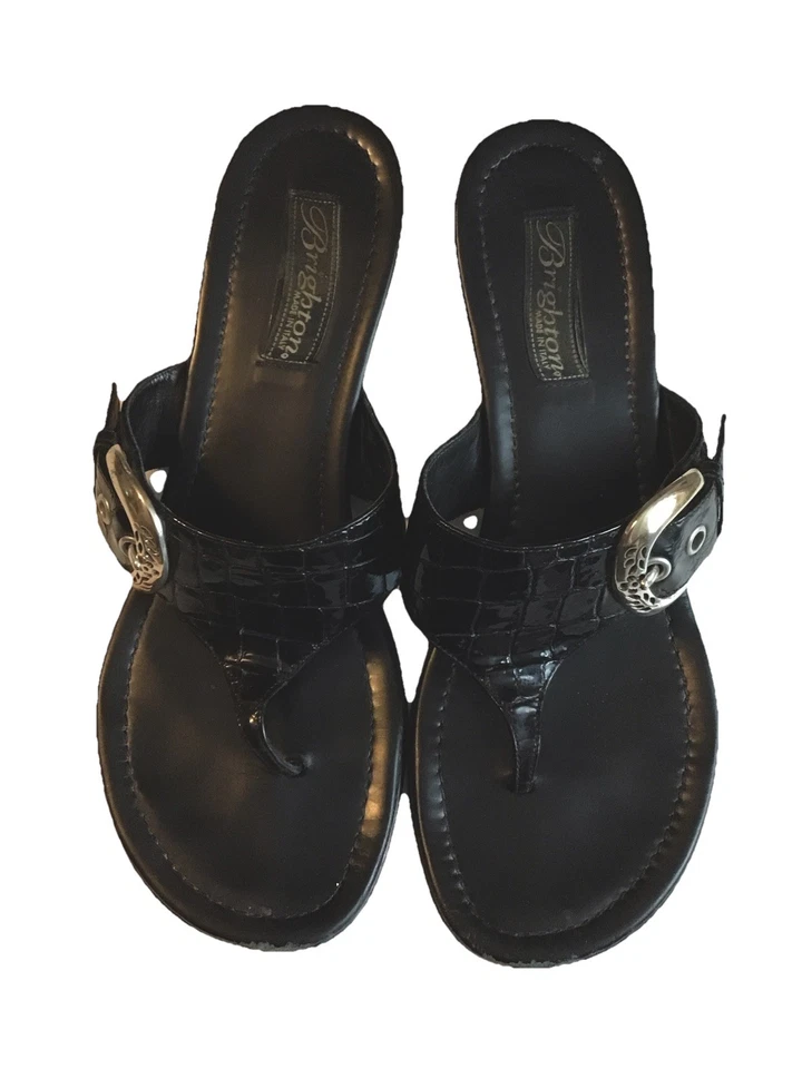 Brighton Lark Black Heels- 8.5 - Image 2 of 4