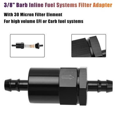 Inline Kraftstoffsystem Filteradapter 3/8'' Barb With 30 Micron Filter Element
