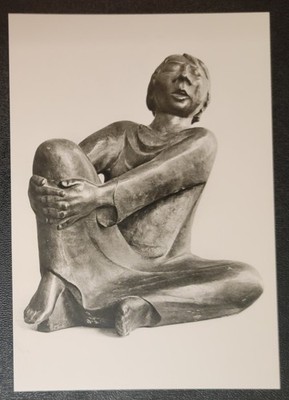 Art Card - Sculpture - The Singing Man - Ernst Barlach - 4 x 6 Inches