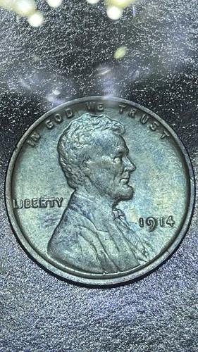 1914 Philadelphia Mint Copper Lincoln Wheat Cent Coin High Grade Condition