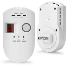 Natural Gas Leak Detector for Home Kitchen RV - Combustible Gas Alarm