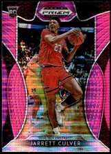 2019 Panini Prizm Draft Picks #7 Jarrett Culver Prizms Pink Pulsar Rookie E1