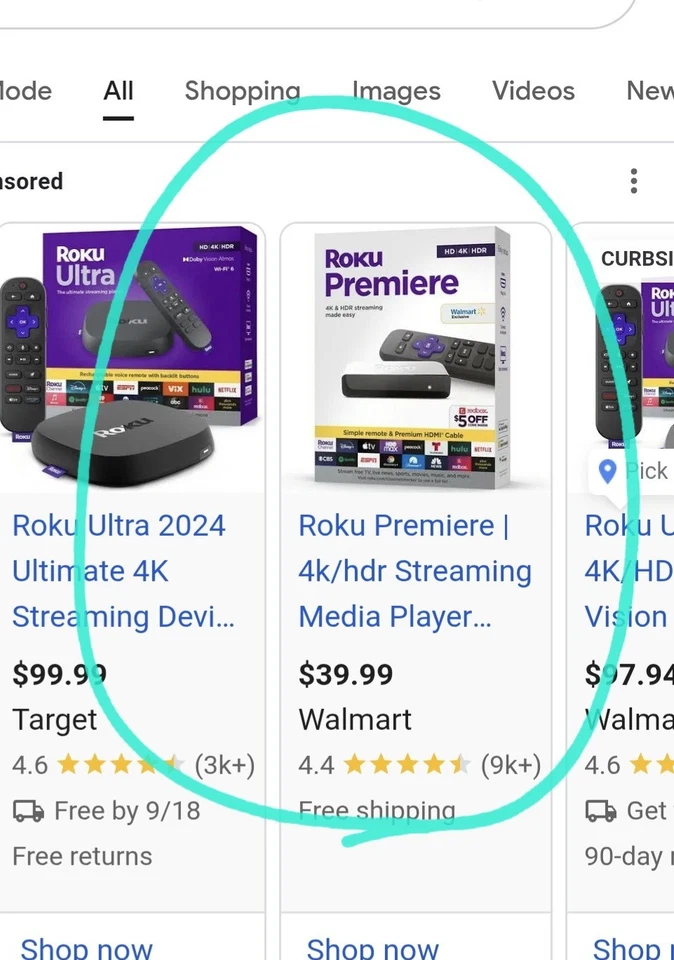 New in box Roku PREMIERE-HD/4K/HDR  with $5 off Redbox Code Inside - Image 4 of 4
