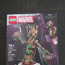 LEGO Marvel Infinity Saga Dancing Groot 76297 Complete Set 459 Pieces