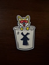 Dutch Bros Coffee DOG PUP CUP WITH SUNGLASSES MAGNET 2024