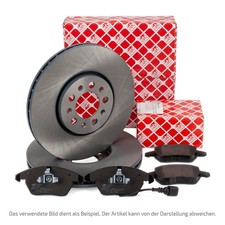 febi Bremsscheiben Ø 340mm + Beläge + Sensor für VW ID.4 ID.5 AUDI Q4 F4 vorne