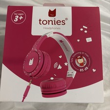 New sealed box Tonies Headphones Pink ages 3 back to school safe listening