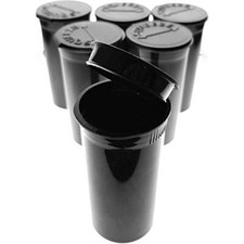50 Pack 13 Dram Pop Up Bottle Empty Medicine Bottles with Caps Pill Bottles