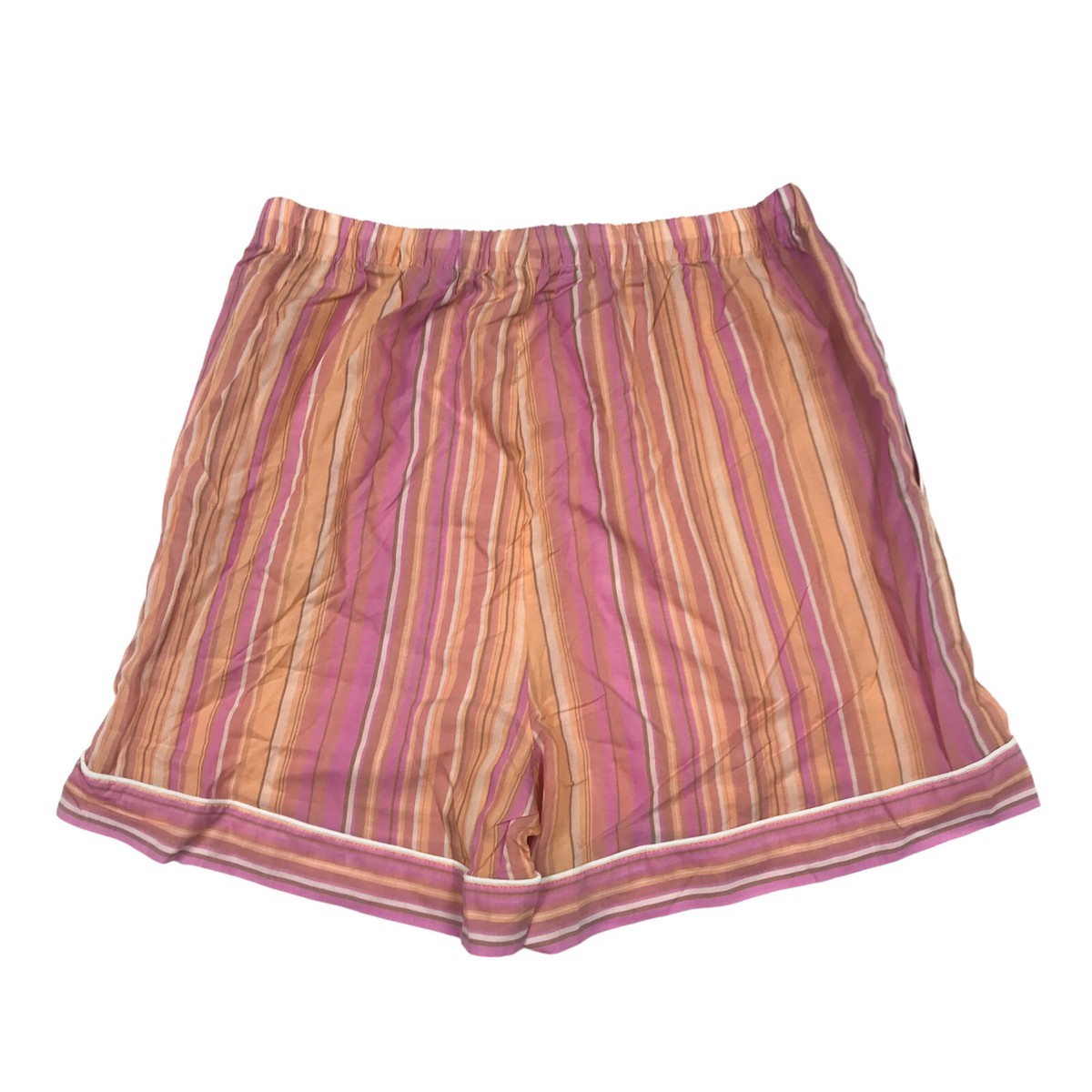 Stars Above Womens Size S Sleep Shorts Drawstring Pockets Striped 