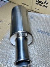 Spoon King N1 Exhaust Muffler Quality Sound Bassy Stainless Steel In2.5 Out2.5