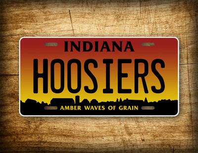 Indiana Hoosiers Sports Fan License Plates For Sale