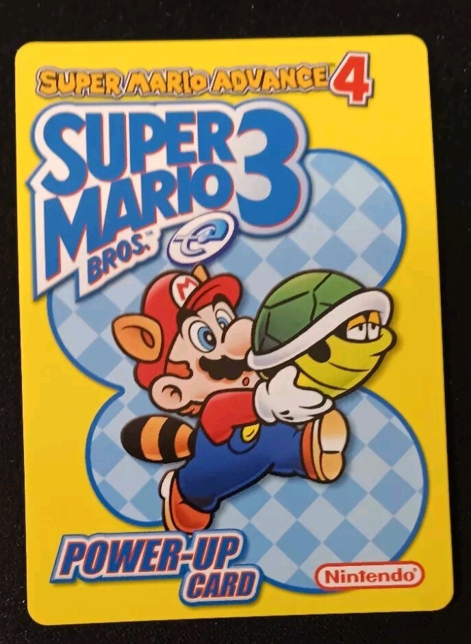 Super Mario Advance 4 E-Reader TCG - Power Up Card Item 03 - Nintendo 2003 NM!-image