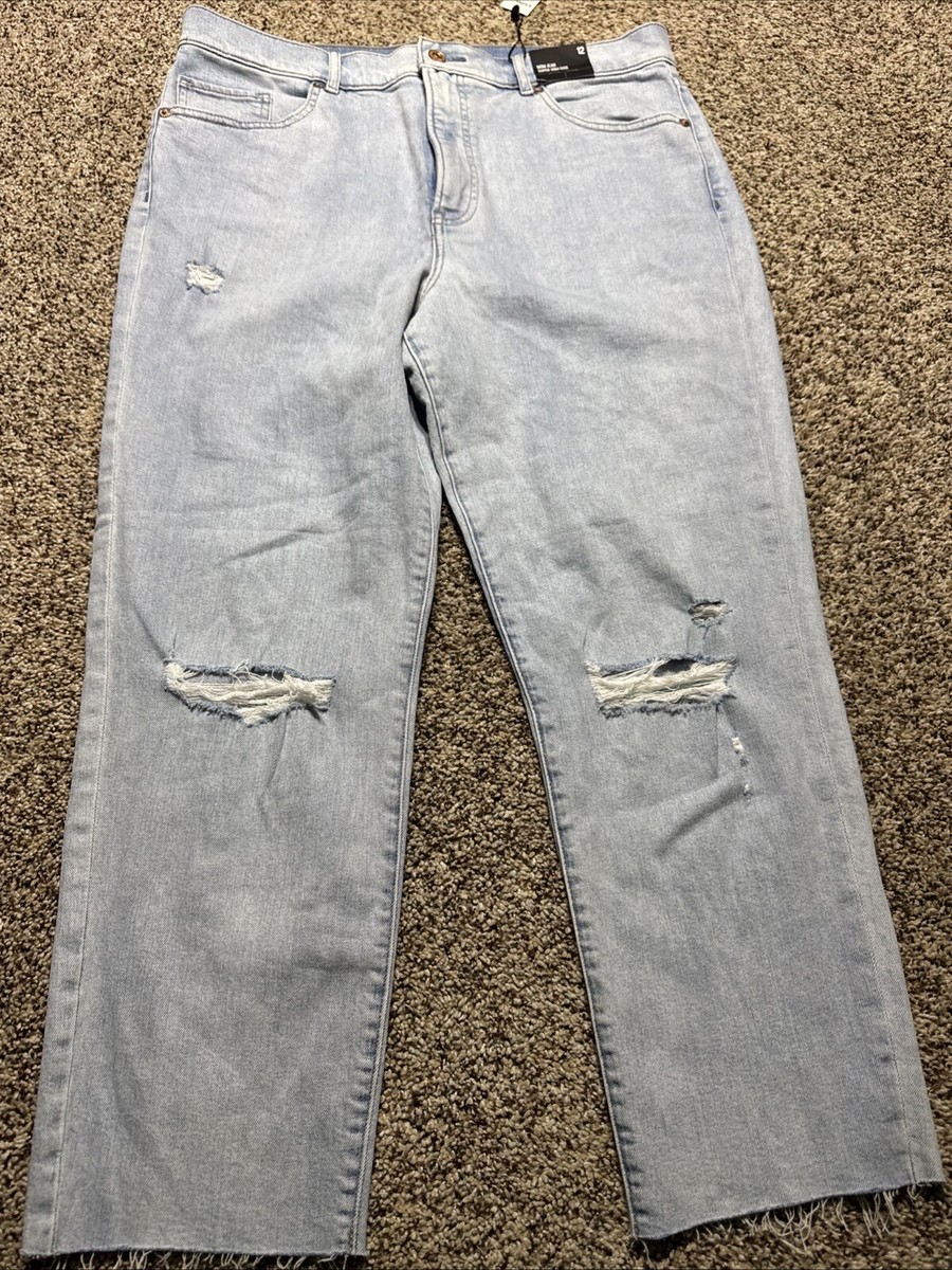 NWT EXPRESS MOM JEAN SUPER HIGH RISE NEW WOMENS JEANS SIZE 12