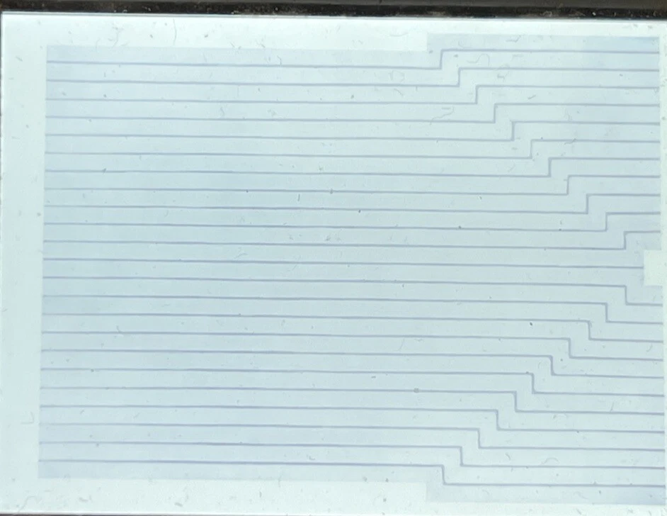 Diapositiva de arte Frank Stella "Luis Miguel Dominguin" minimalismo 35 mm Foto 2 de 3