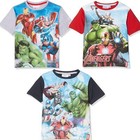 Jungen QE1329 Marvel Avengers Kurzarm T-Shirt / Top