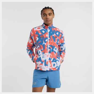 New Balance London Edition Printed Athletics Packable Jacket Asia Size