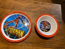 SPIDER-MAN KIDS PLATE 8.5" BOWL 6.5" SET BY ZAK DESIGNS
