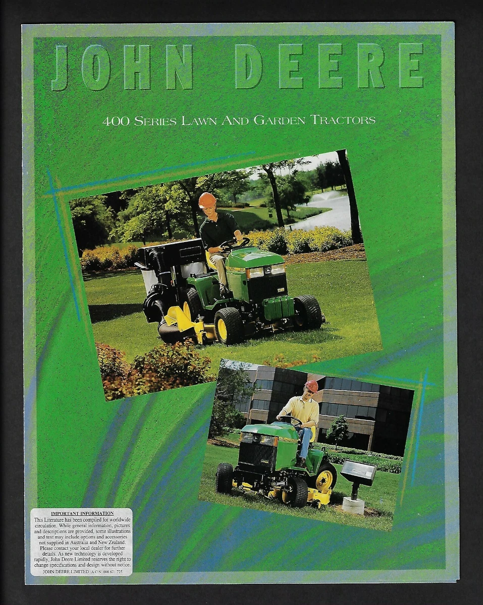 Ebay john deere 400 lawn tractors sale