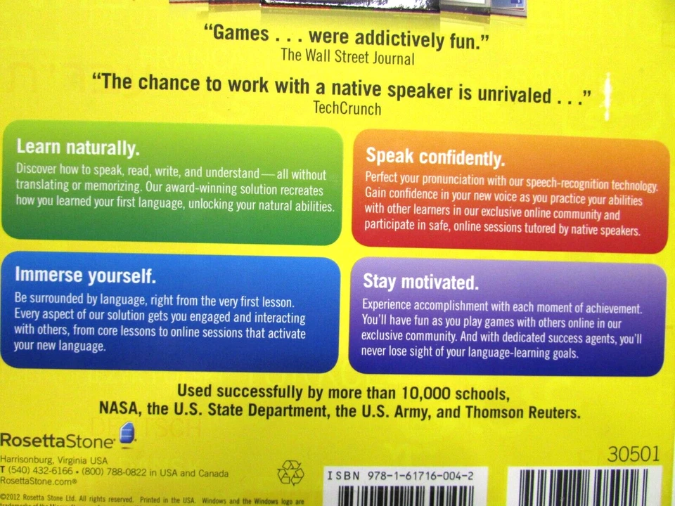 Rosetta Stone German Level 1 Version 4 for Windows, Mac - New - Image 3 of 4