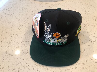 VTG NWT 90's 1993 Looney Tunes Seattle Supersonics Sonics Hat