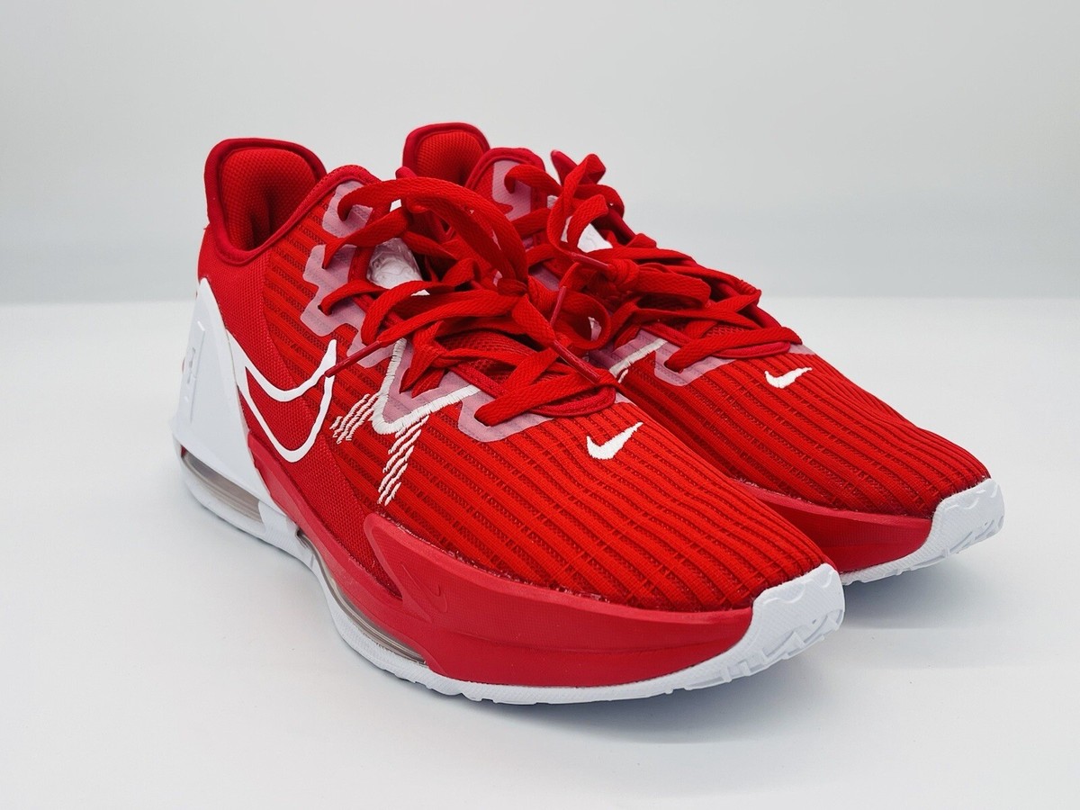 Size 12- Nike LeBron Witness VI TB 'University Red' Shoes