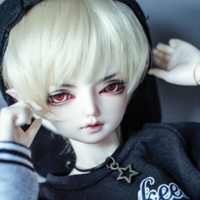 1/4 BJD Doll SD Elf Ears Boy Jointed Body Clothes + Shoes +Wig + Eyes +Makeup 