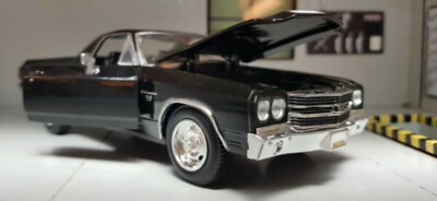 Chevrolet El Camino SS schwarz 1970 New Ray Pickup 71883 G Maßstab 1:25 24 Modellauto