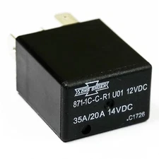 Song Chuan 871-1C-C-R1-U01 12VDC  Micro 280 SPDT 20/35A Relay, SPDT 1 Form C
